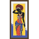 African Modern Art Paintings (A-6980)